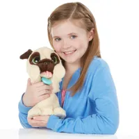 Jucărie interactivă Hasbro Animals My Jumping Pug 28144J 4+ / Beige photo 2