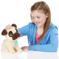 Jucărie interactivă Hasbro Animals My Jumping Pug 28144J 4+ / Beige photo 3