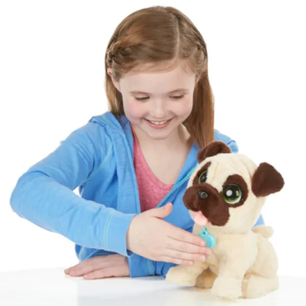 Интерактивная игрушка Hasbro Animals My Jumping Pug 28144J 4+ / Бежевый photo 4