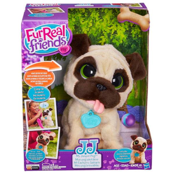 Интерактивная игрушка Hasbro Animals My Jumping Pug 28144J 4+ / Бежевый photo 6