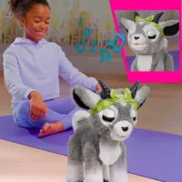 Jucărie interactivă Hasbro Animals Daisy the Yoga Goat 28104 4+ / Gray photo 5