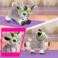 Jucărie interactivă Hasbro Animals Daisy the Yoga Goat 28104 4+ / Gray photo 6