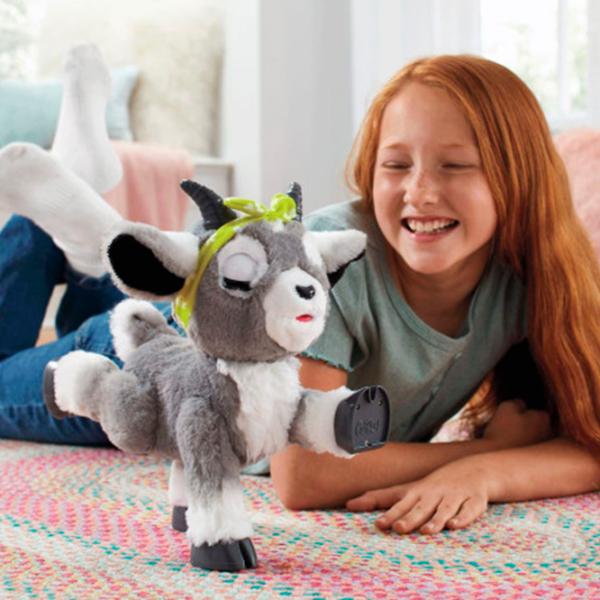 Интерактивная игрушка Hasbro Animals Daisy the Yoga Goat 28104 4+ / Серый photo 7 Интерактивная игрушка Hasbro Animals Daisy the Yoga Goat 28104 4+ / Серый photo 7