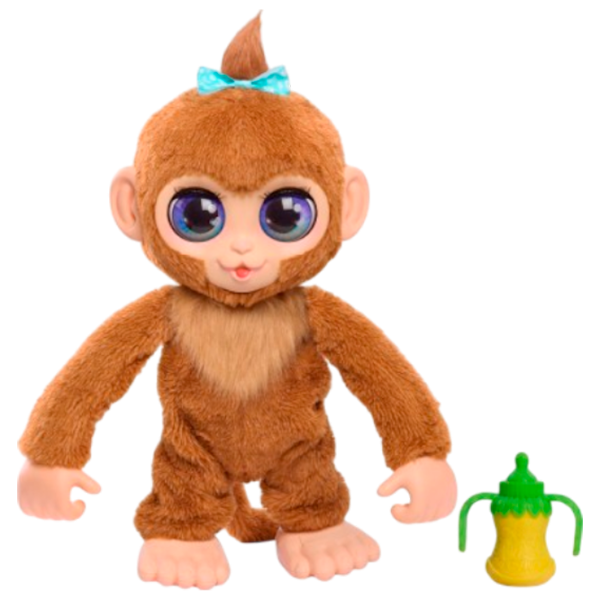 Интерактивная игрушка Hasbro Animals Peanut the Playful Monkey 28113 4+ / Коричневый photo 1
