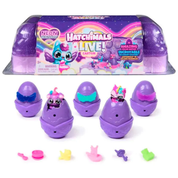 Интерактивная игрушка Hatchimals Neon Rainbow 6072615 3+ / Фиолетовый photo 2