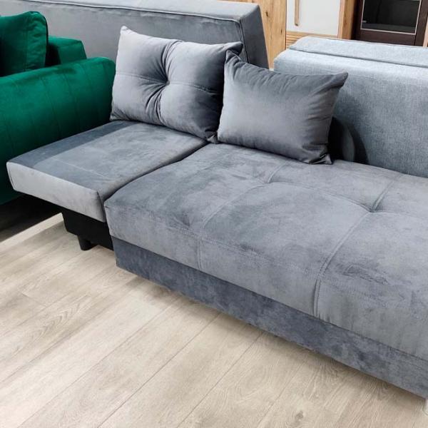 Canapea de colț Mobiland Letto (Kronos 22) Stofă / Gray photo 4