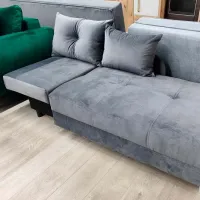 Угловой диван Mobiland Letto (Kronos 22) Ткань / Серый photo 4