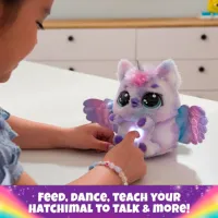 Jucărie interactivă Hatchimals Alive Pufficorn 6069132 5+ / Multicolor photo 8
