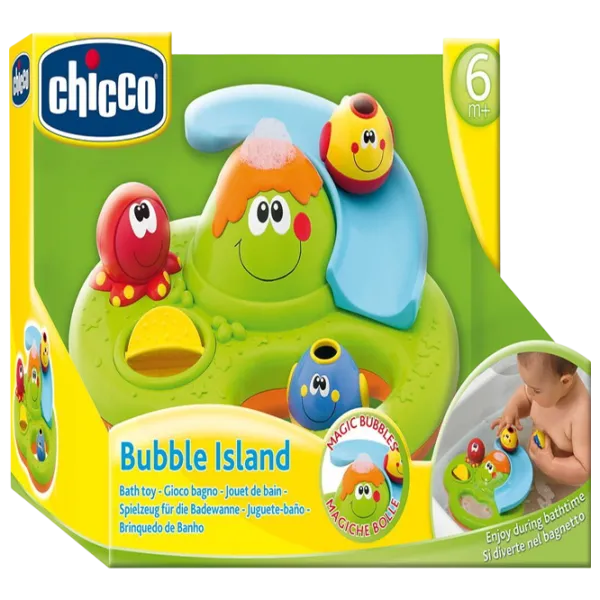 Игрушки для ванной Chicco Soap Bubble Island от 6 месяцев photo 2 Игрушки для ванной Chicco Soap Bubble Island от 6 месяцев photo 2