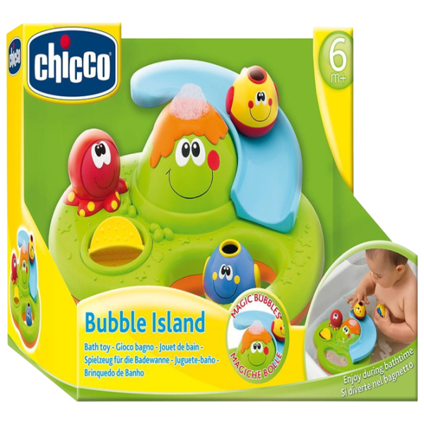Игрушки для ванной Chicco Soap Bubble Island от 6 месяцев photo 2 Игрушки для ванной Chicco Soap Bubble Island от 6 месяцев photo 2