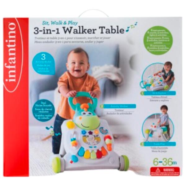 Игрушка Infantino Walk & Play 315126 0.6+ / Белый photo 4 Игрушка Infantino Walk & Play 315126 0.6+ / Белый photo 4