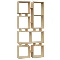 Стеллаж Showdeko RAIL NO.1 166.5 x 79 x 24см cm / ЛДСП / Oak