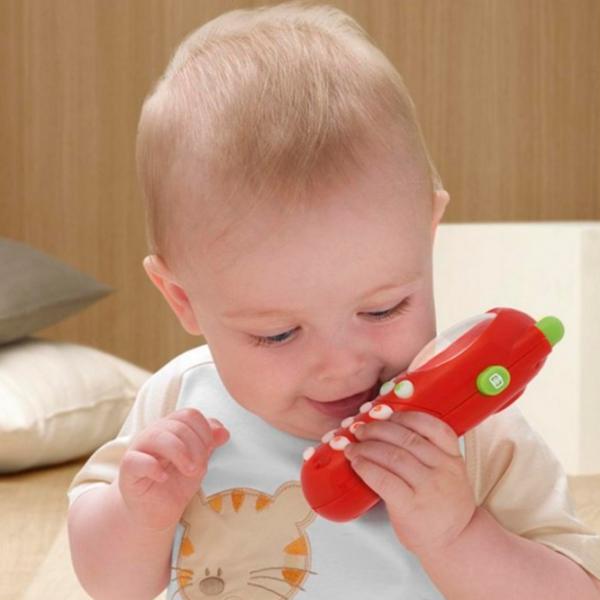 Jucărie Chicco Vibrating Photo Phone 66699.00 0.6+ / Multicolor photo 5 Jucărie Chicco Vibrating Photo Phone 66699.00 0.6+ / Multicolor photo 5