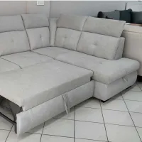 Угловой диван Mobiland WIND III (Aston 15) Велюр / Серый photo 2