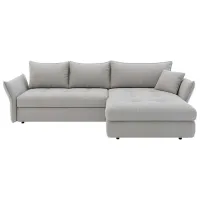 Угловой диван Mobiland ACERO (Aragon 80) Ткань / Серый