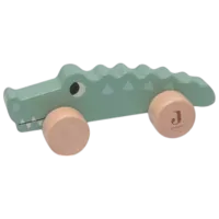 Игрушка Jollein Animals Crocodile on wheels Jungle Jambo 112-001-67090 1+ / Зеленый