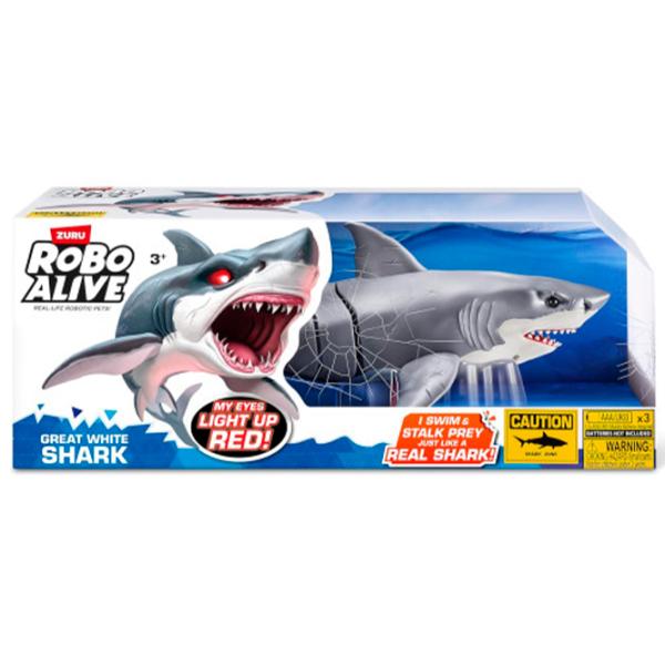 Jucărie interactivă Zuru Animals Shark Attack 71126 5+ / Gray photo 4