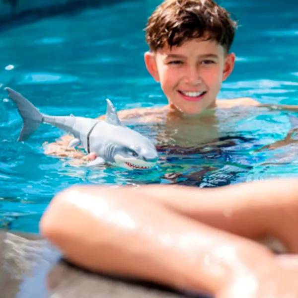 Jucărie interactivă Zuru Animals Shark Attack 71126 5+ / Gray photo 6