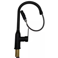 Baterie pentru bucătărie Backer EVF21 Mono comandă / extractibilă / Inox / Black