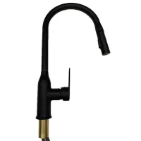 Baterie pentru bucătărie Backer EVF21 Mono comandă / extractibilă / Inox / Black photo 2