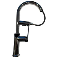 Baterie pentru bucătărie Backer EVF22 Mono comandă / extractibilă / Inox / Black photo 2