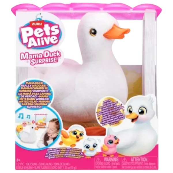 Set jucării Zuru Animals Mama & Baby Surprise 9548 3+ / White photo 1