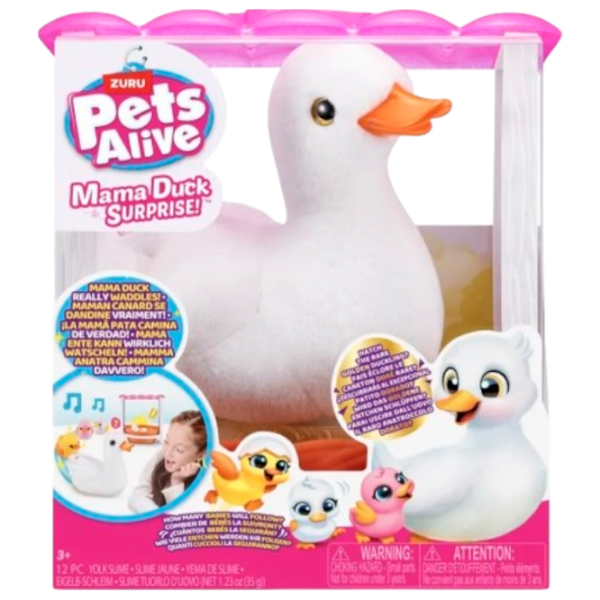 Set jucării Zuru Animals Mama & Baby Surprise 9548 3+ / White photo 1