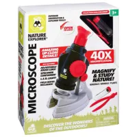 Jucărie Nature Explore Microscope 76066LT 3+ / Black photo 4