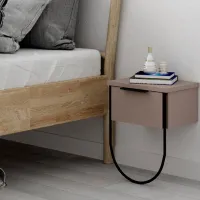 Noptiere Showdeko NORFOLK 44 x 33 x 25 / PAL / Beige photo 2