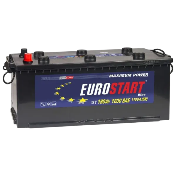 Авто аккумулятор Eurostart Blue 1200A / 190 Ач  photo 1