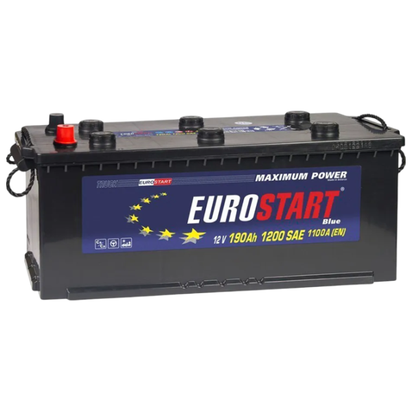 Авто аккумулятор Eurostart Blue 1200A / 190 Ач  photo 1