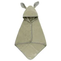 Prosop pentru bebeluși Bibs Kangaroo 65 x 65 cm / Bumbac / Sage Green