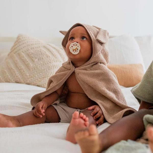 Детское полотенце Bibs Kangaroo 65 x 65 см / Хлопок / Серо-зеленый photo 2