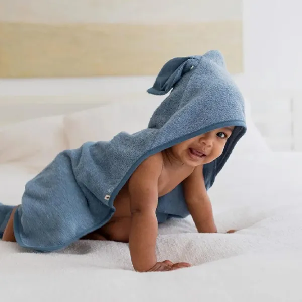 Детское полотенце Bibs Kangaroo 65 x 65 см / Хлопок / Бирюзовый синий photo 2