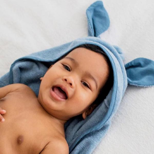 Детское полотенце Bibs Kangaroo 65 x 65 см / Хлопок / Бирюзовый синий photo 3