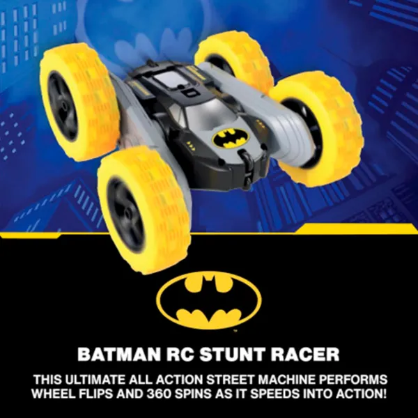 Машинка Spin Master Batman Stunt Racer BTDCRC3  / 2.4 ГГц / Желтый Серый photo 5