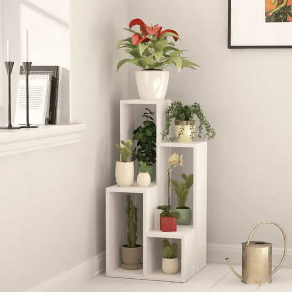 Цветочная полка Deco Sule Белый / ДСП  photo 2