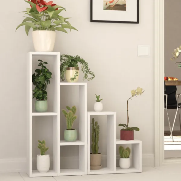 Цветочная полка Deco Sule Белый / ДСП  photo 3