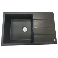 Chiuvetă Backer Melissa 80 x 50 / Piatră artificială / Black