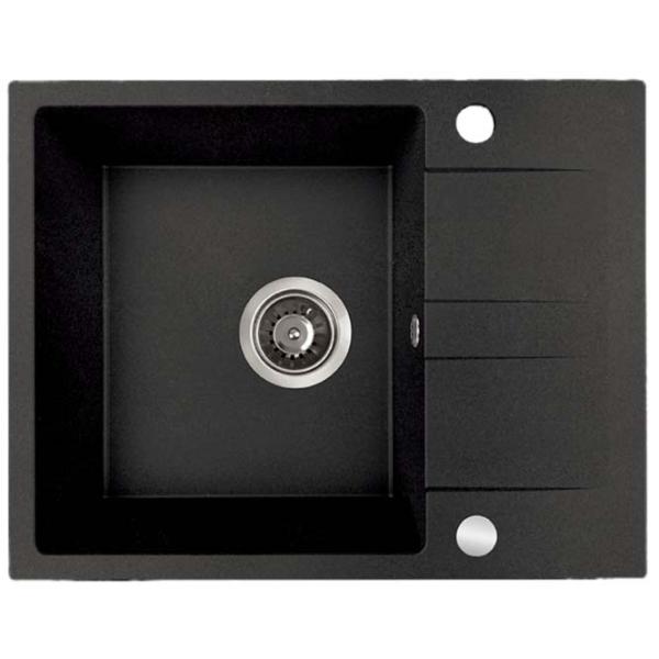 Chiuvetă Backer NONA SOLO 560 x 44 / Piatră artificială / Black photo 1 Chiuvetă Backer NONA SOLO 560 x 44 / Piatră artificială / Black photo 1