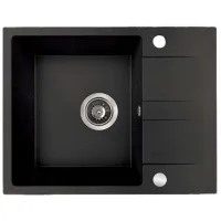 Chiuvetă Backer NONA SOLO 560 x 44 / Piatră artificială / Black