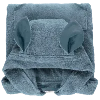 Детское полотенце Bibs Poncho Kangaroo 60 x 56 см / Хлопок / Бирюзовый синий photo 2