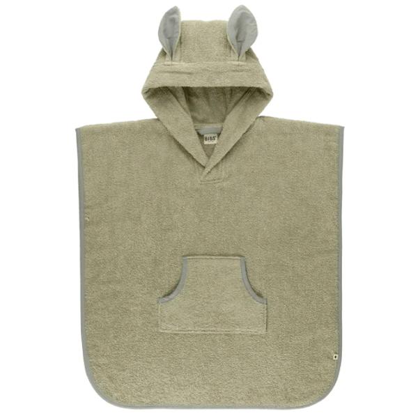 Детское полотенце Bibs Poncho Kangaroo 60 x 56 см / Хлопок / Серо-зеленый photo 1