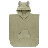 Prosop pentru bebeluși Bibs Poncho Kangaroo 60 x 56 cm / Bumbac / Sage Green