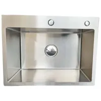 Chiuvetă Backer Grid 600-450J 60 x 45 / Oțel inoxidabil / Gray