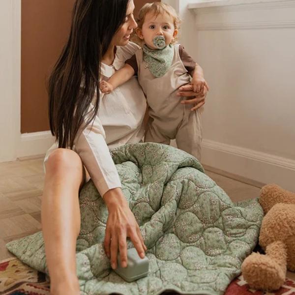 Одеяло Bibs Liberty  Хлопок / Серо-зеленый photo 3 Одеяло Bibs Liberty  Хлопок / Серо-зеленый photo 3