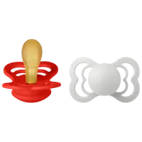 Соска круглая Bibs Supreme 270373 Унисекс / 6 месяцев - 18 месяцев / Латекс / Candy Apple