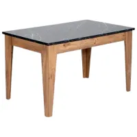 Masă de bucătărie fixă Modalife Avrupa PAL/ Black