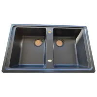 Chiuvetă Tornado Olivia 86 x 50 / Piatră artificială / Black