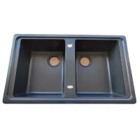 Chiuvetă Tornado Olivia 86 x 50 / Piatră artificială / Black